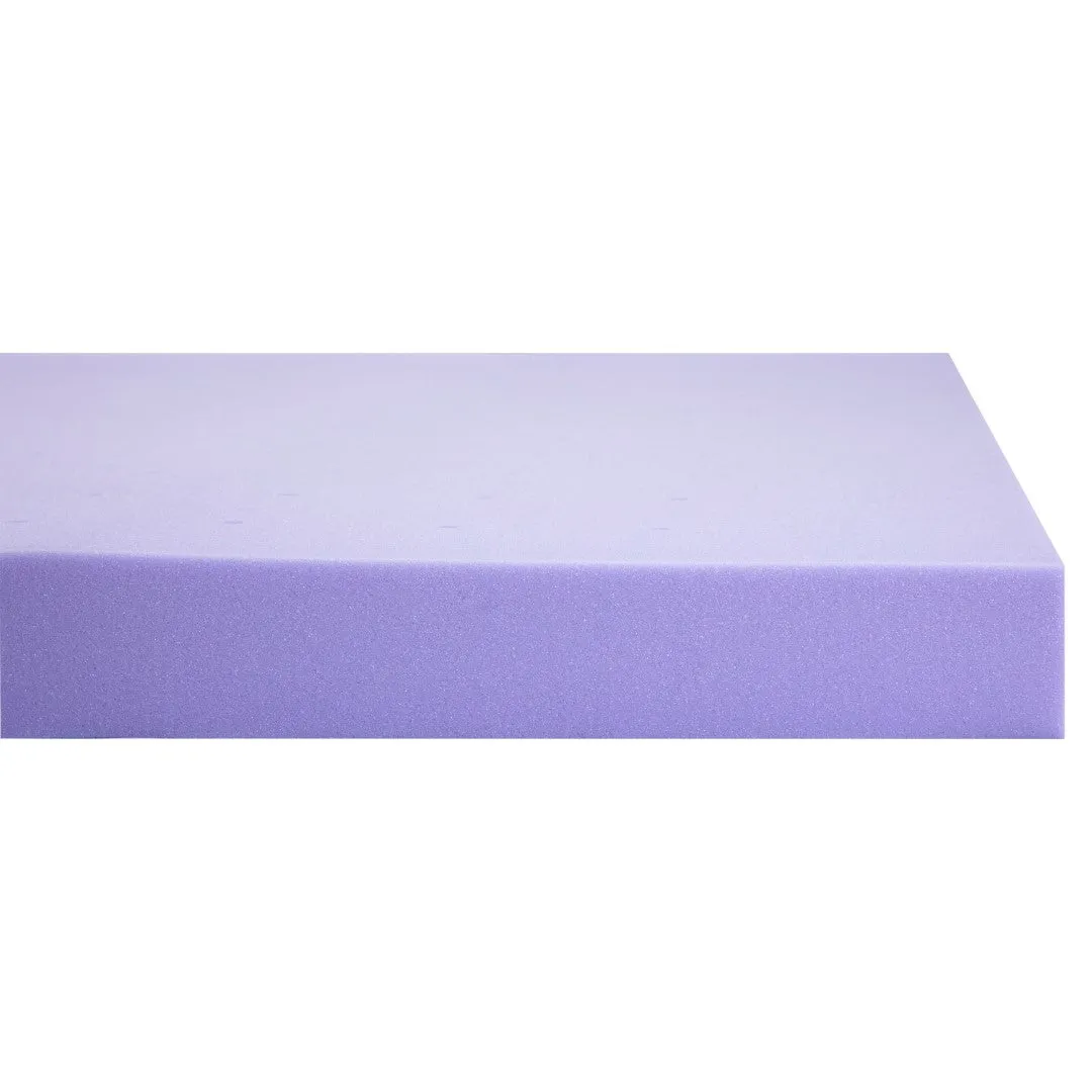 3 Inch Lavender Infused King Memory Foam Mattress Topper with Ventilated Design and CertiPUR-US Certified Foam