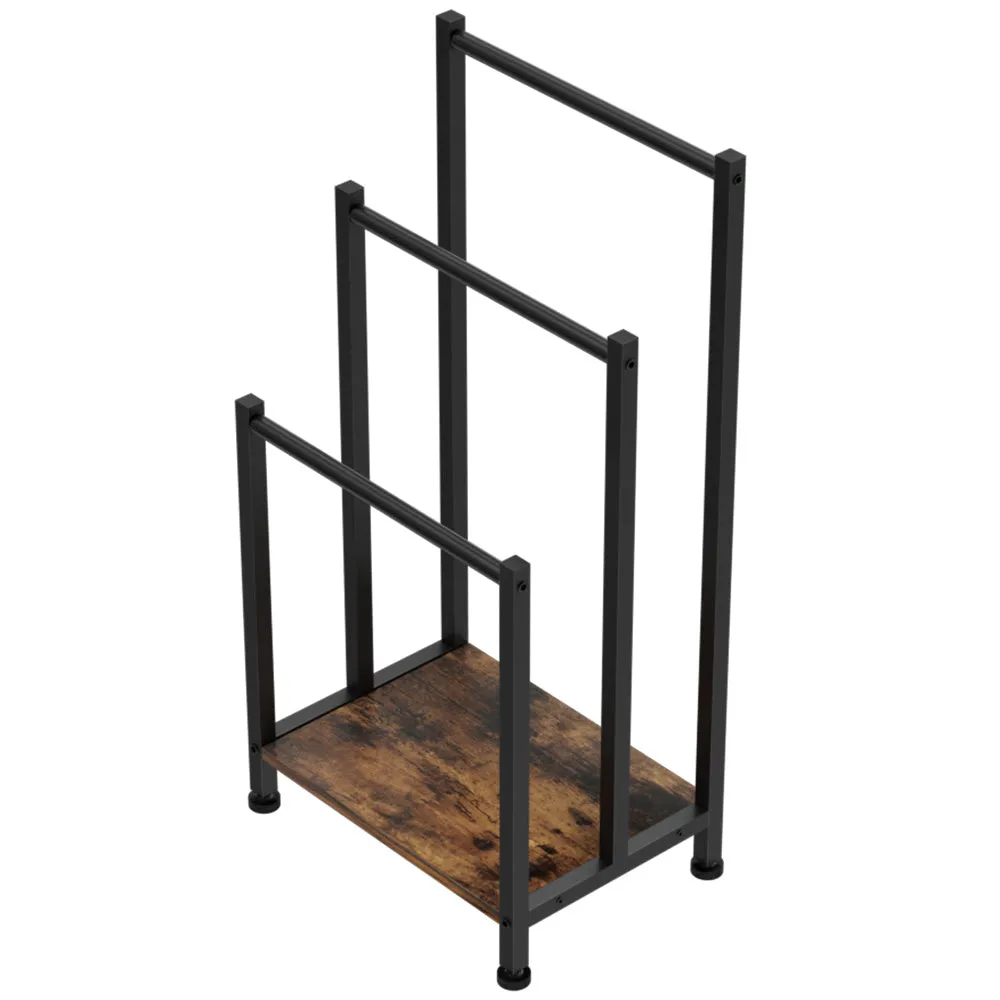 3-Tier Freestanding Towel Rack with Shelf - Artiss