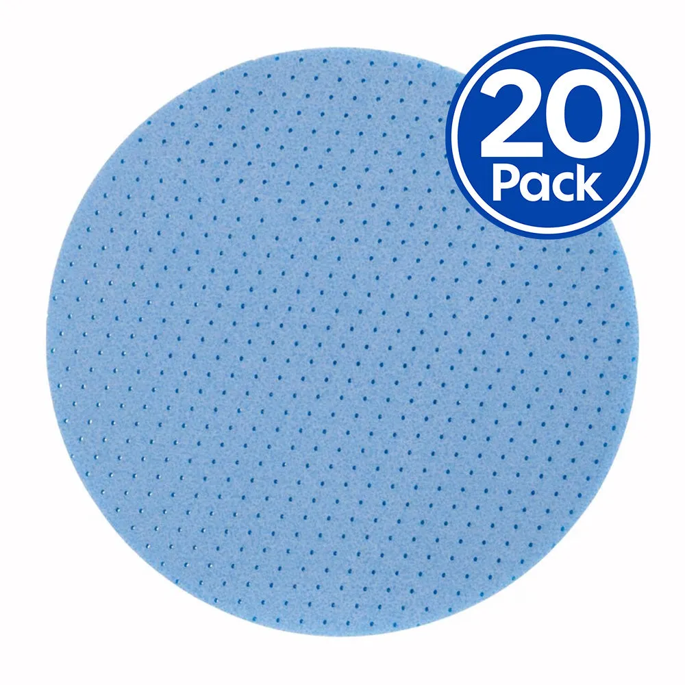 3m 150mm Wet/Dry Flexible Abrasive Blue Foam Abrasive Disc 33544 Box 20 P2000