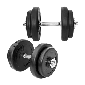 Adjustable 20KG Dumbbell Weight Set, Non-Slip, Steel