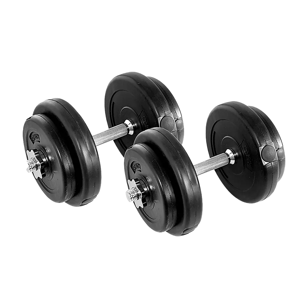 Adjustable 20KG Dumbbell Weight Set, Non-Slip, Steel