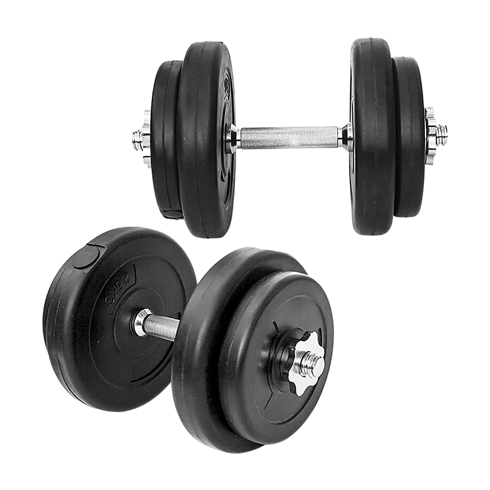 Adjustable 20KG Dumbbell Weight Set, Non-Slip, Steel