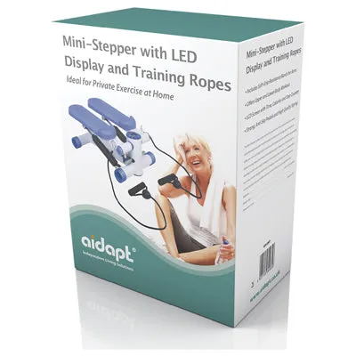 Aidapt Mini-Stepper with LED Display and Training Ropes