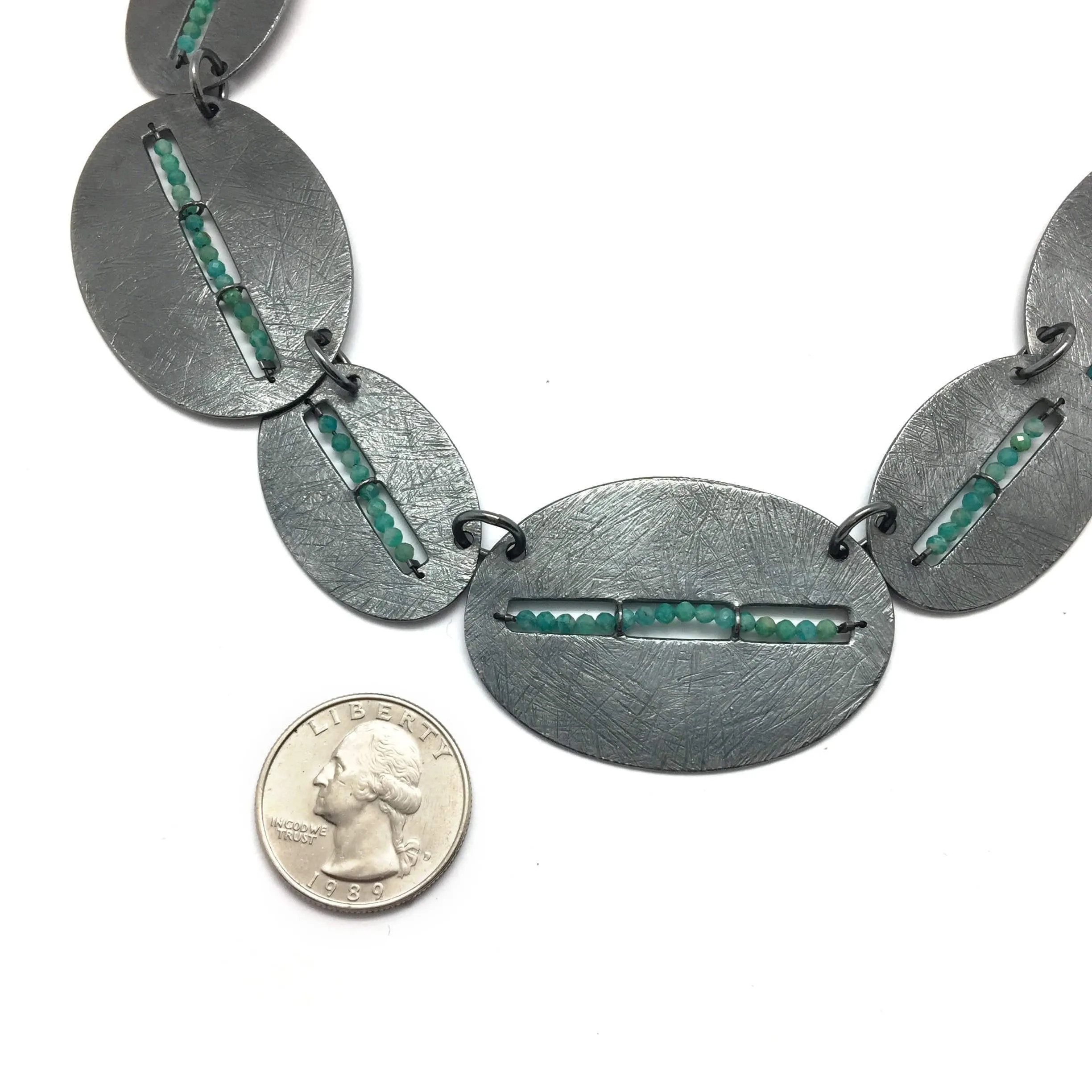 Amazonite Window Necklace