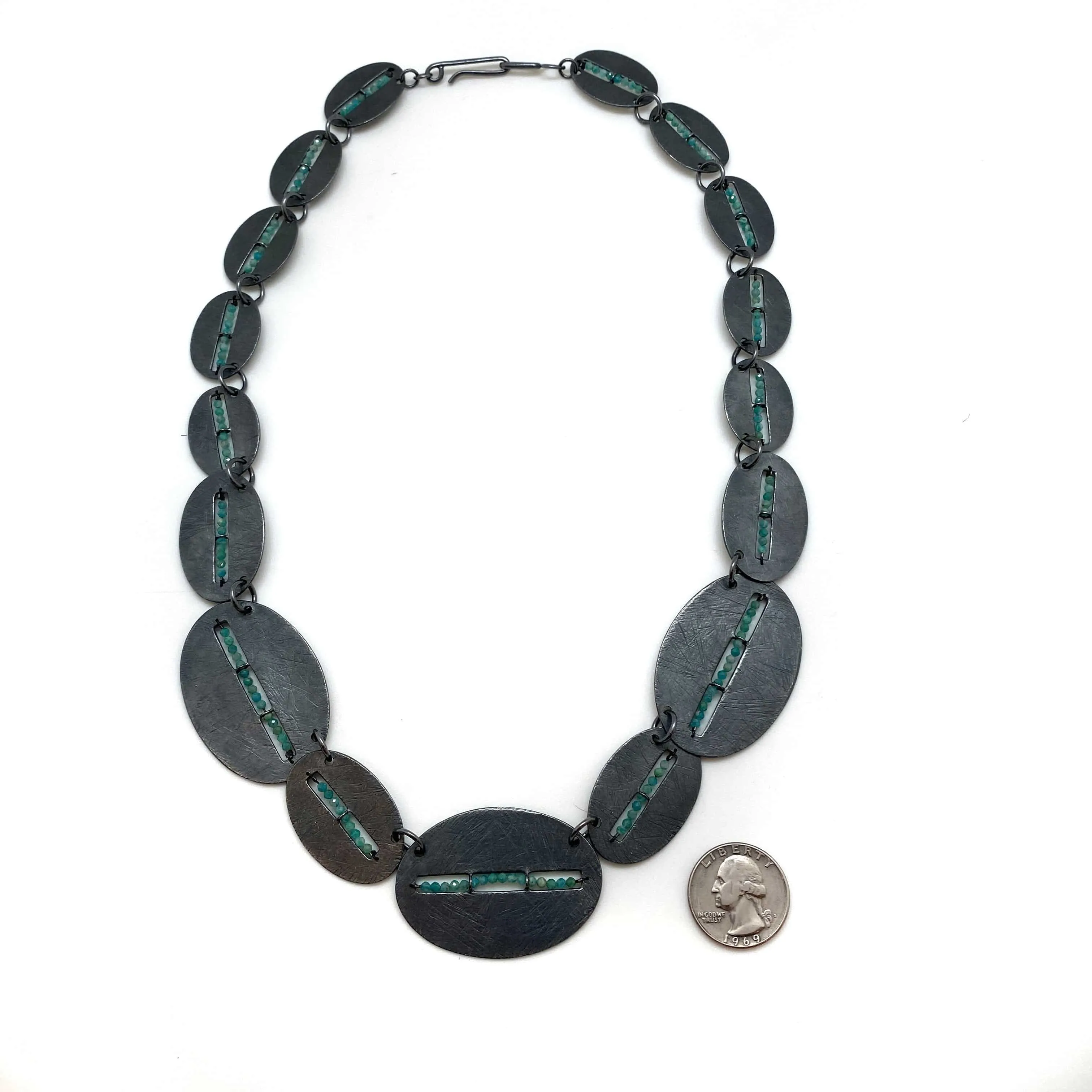 Amazonite Window Necklace