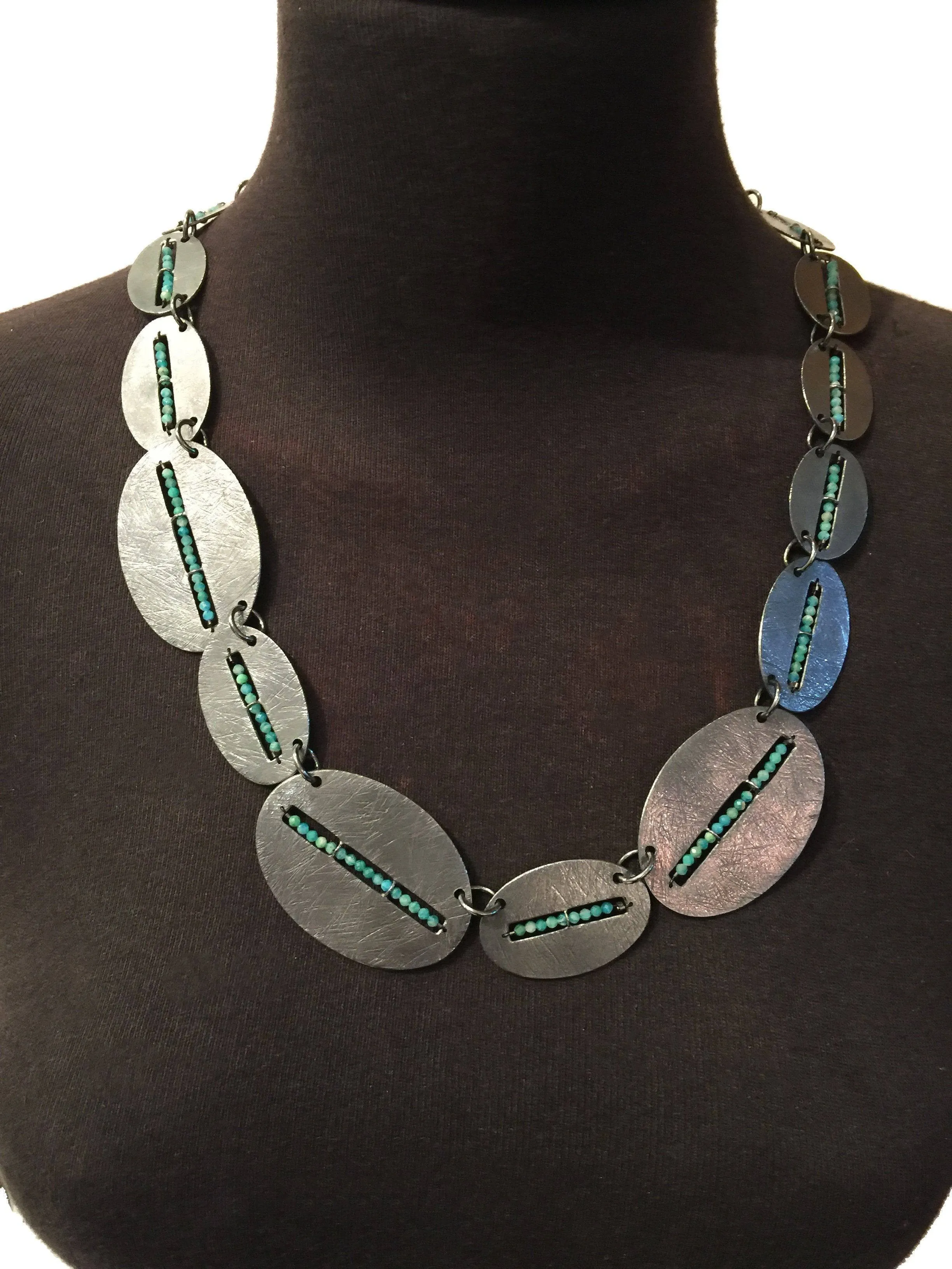 Amazonite Window Necklace