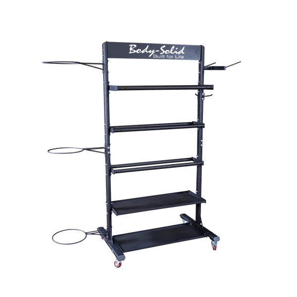 Body Solid Multi Accessory Storage Tower