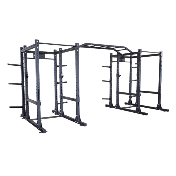 Body Solid Pro Club Line Power Rack Double Rack/Extension w Monkey Bar