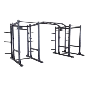 Body Solid Pro Club Line Power Rack Double Rack/Extension w Monkey Bar