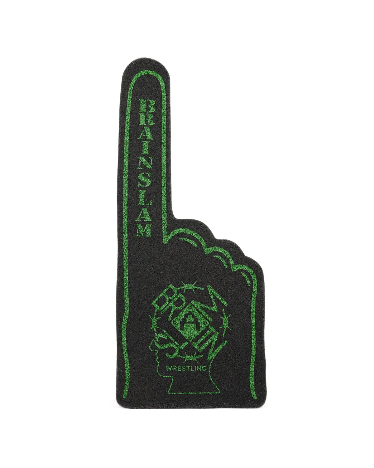 Brain Slam Wrestling Foam Finger - Black