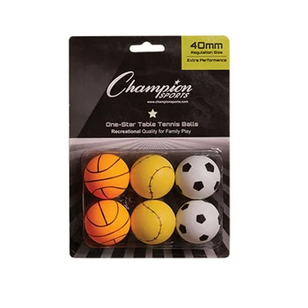 Champion Sports 1 Star Table Tennis Balls