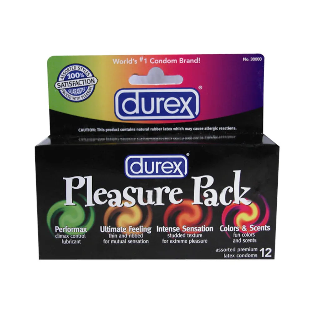 Durex Pleasure Pack - 12 Assorted Condoms