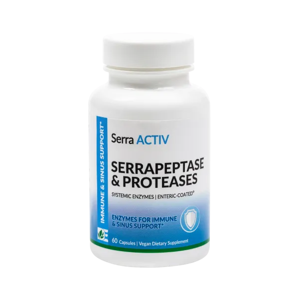 Dynamic Enzymes Serra Activ Serrapeptase & Proteases 60 Capsules