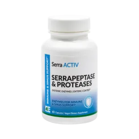 Dynamic Enzymes Serra Activ Serrapeptase & Proteases 60 Capsules