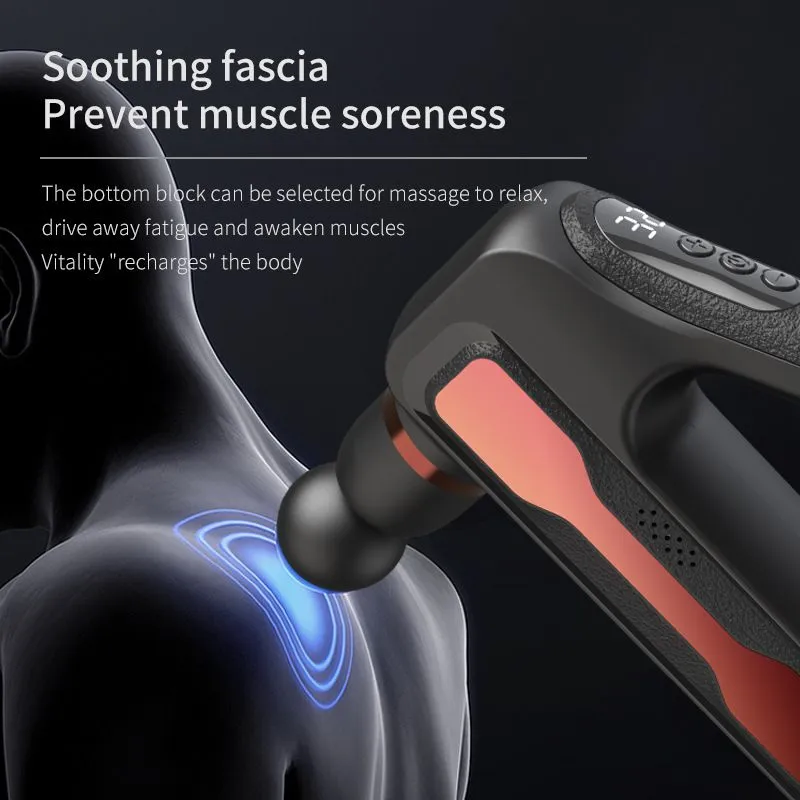 Electric Massage Gun Muscle Gun Professional Full Body Foot Deep Massage Therapy Gun Tissue Percussion Vibration Muscle Massage