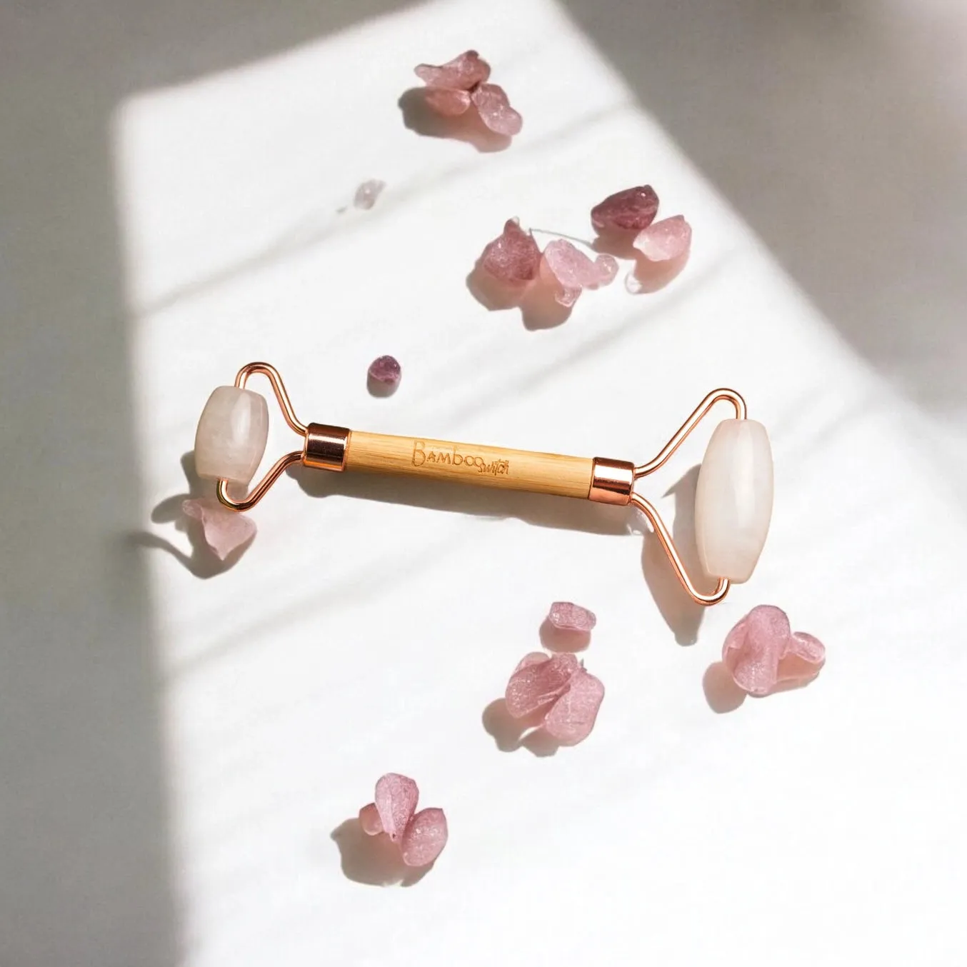 Gemstone Bamboo Face Roller