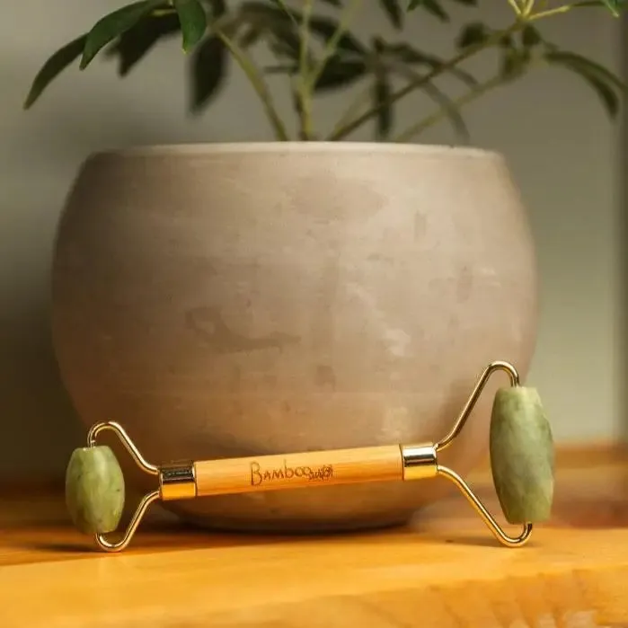 Gemstone Bamboo Face Roller