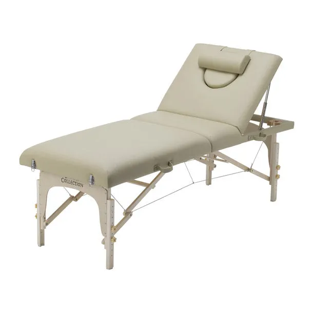 High Class Memory Foam Wooden Folding Reclining Bed 009SDX Beige