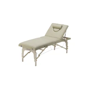 High Class Memory Foam Wooden Folding Reclining Bed 009SDX Beige