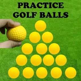 High-Quality Practice Golf Balls - Pack of 15 for Your Training Needs