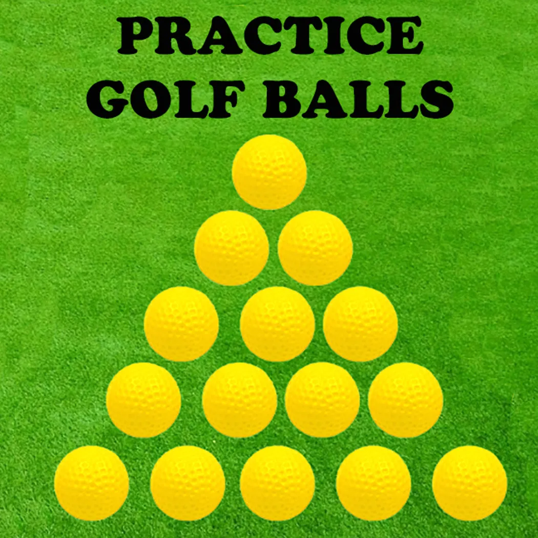 High-Quality Practice Golf Balls - Pack of 15 for Your Training Needs