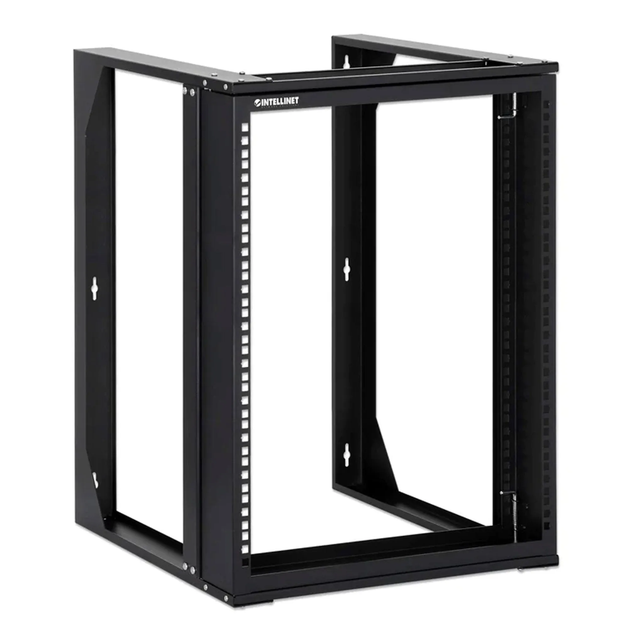 Intellinet 716192 19" 12RU Wall Mount 2-Post Open Frame Network Rack