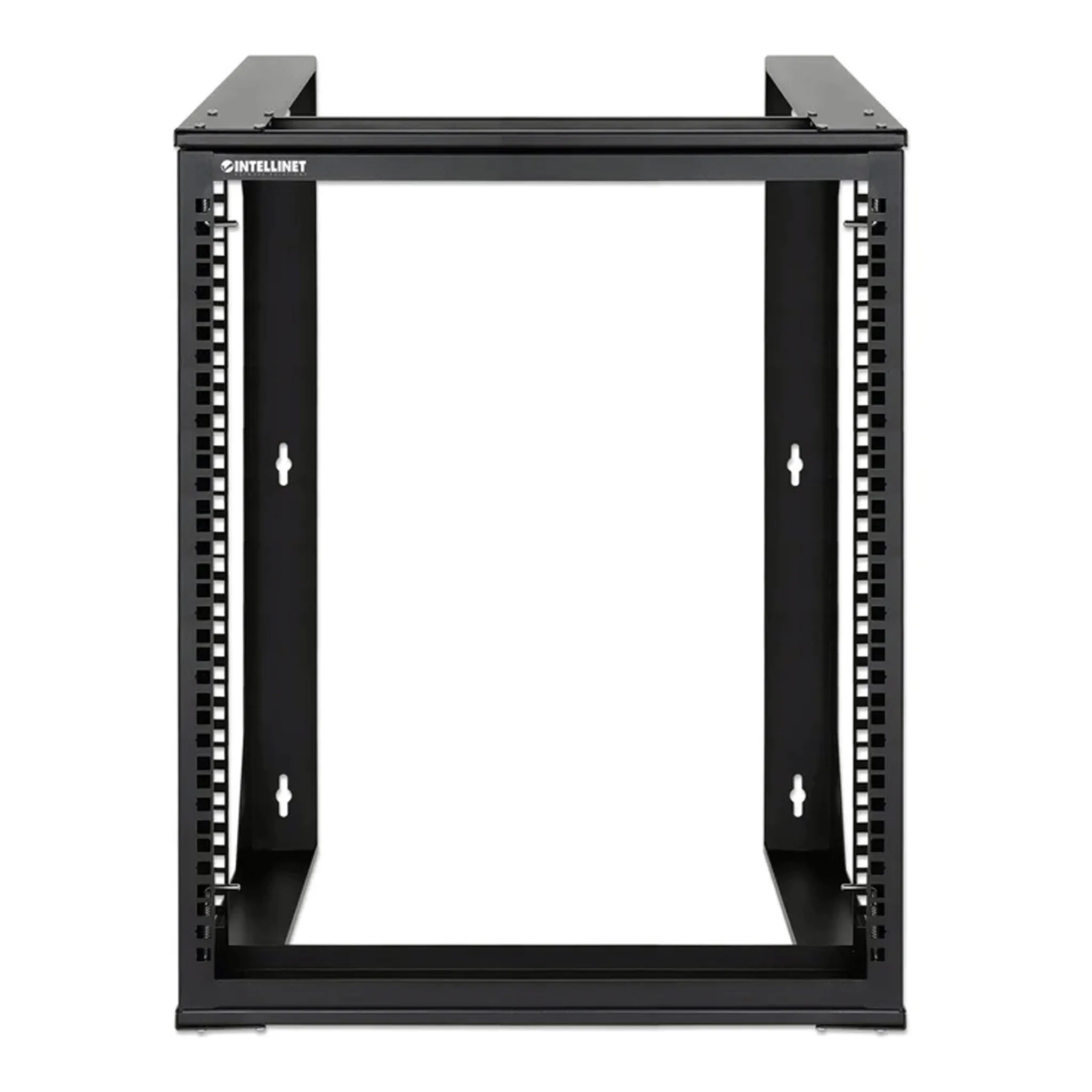 Intellinet 716192 19" 12RU Wall Mount 2-Post Open Frame Network Rack