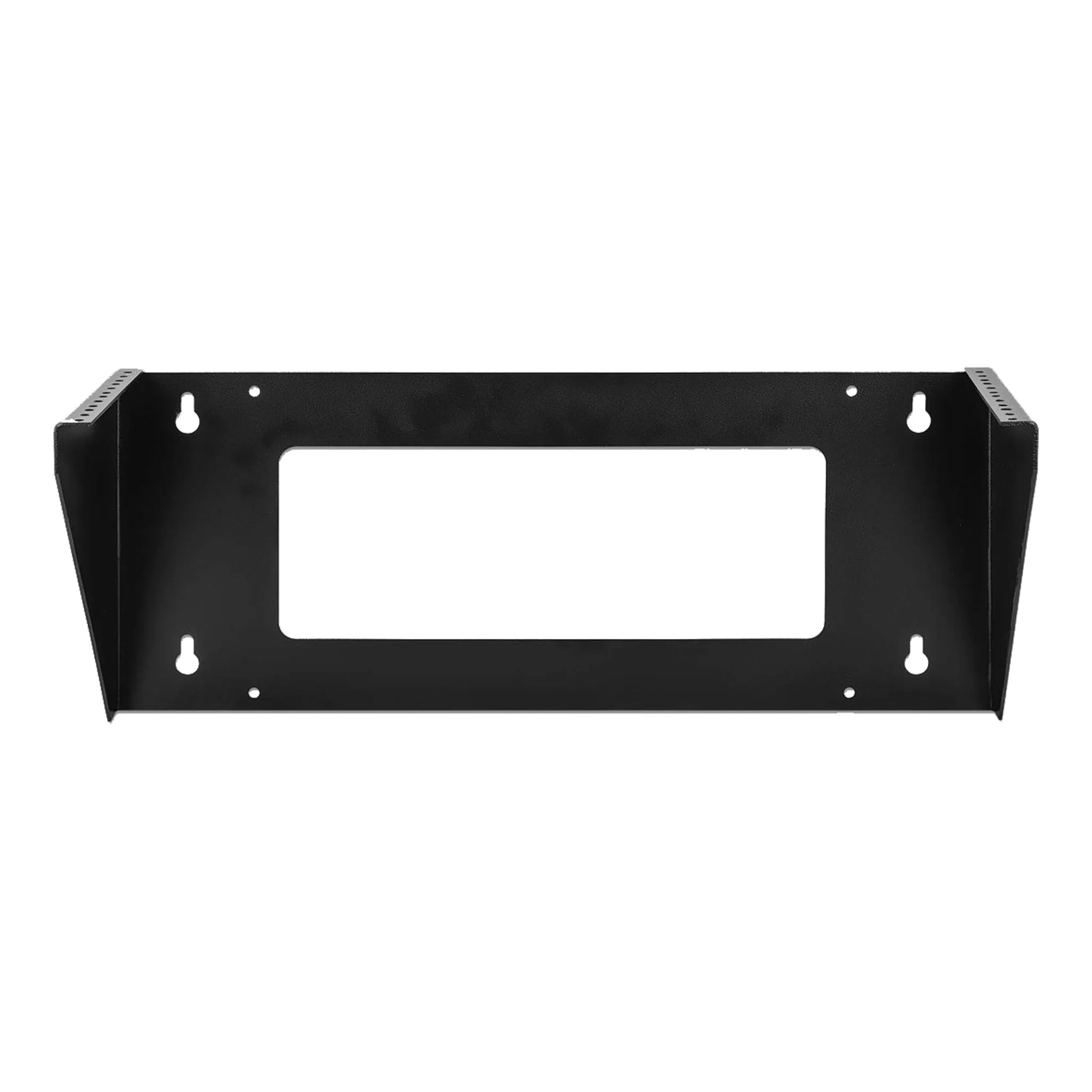 Intellinet 716369 4U Vertical Wall Mount Rack Bracket for 19" Equipment - Black