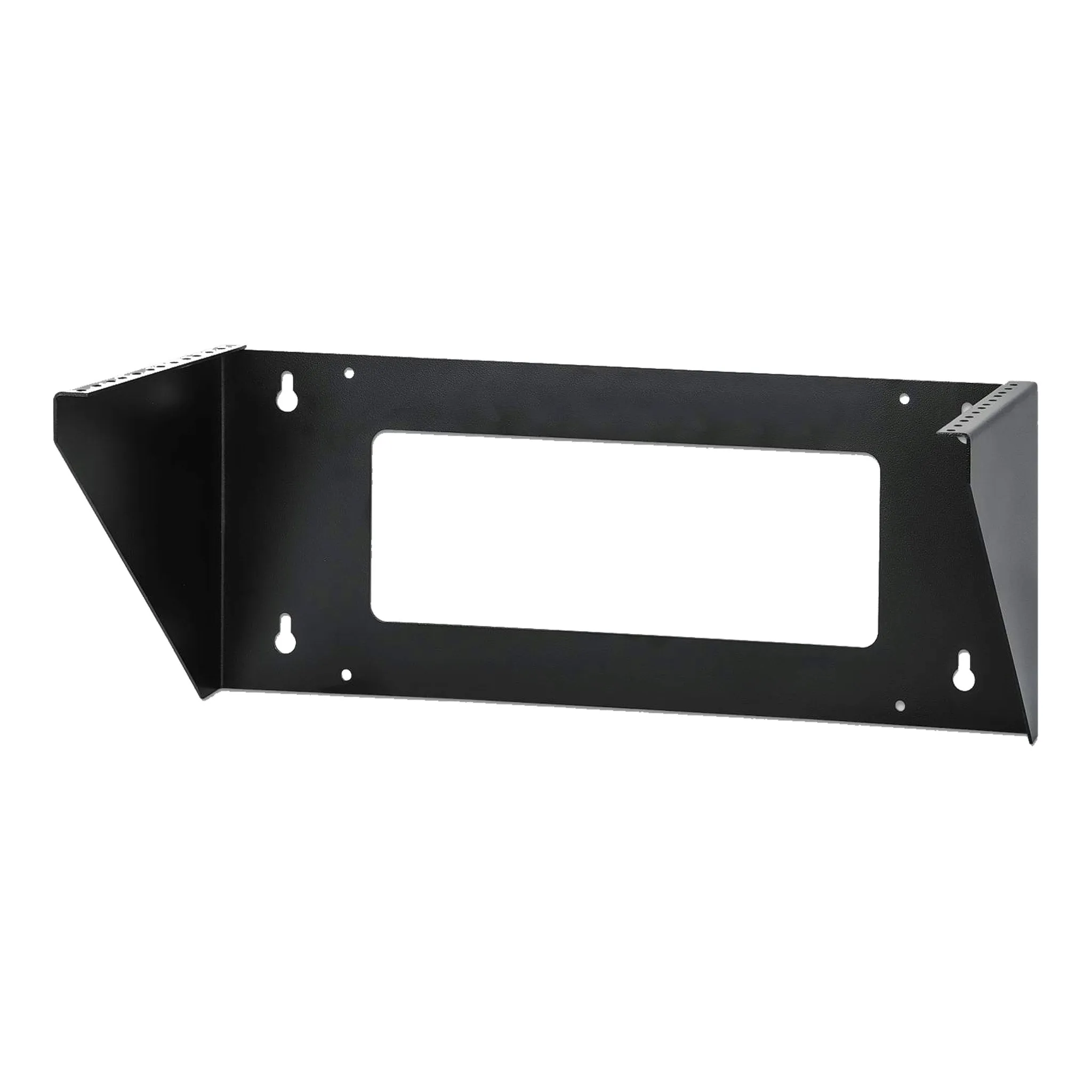 Intellinet 716369 4U Vertical Wall Mount Rack Bracket for 19" Equipment - Black