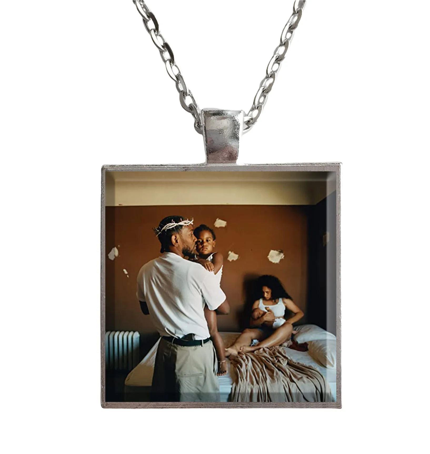 Kendrick Lamar - Mr. Morale & The Big Steppers - Album Cover Art Pendant Necklace