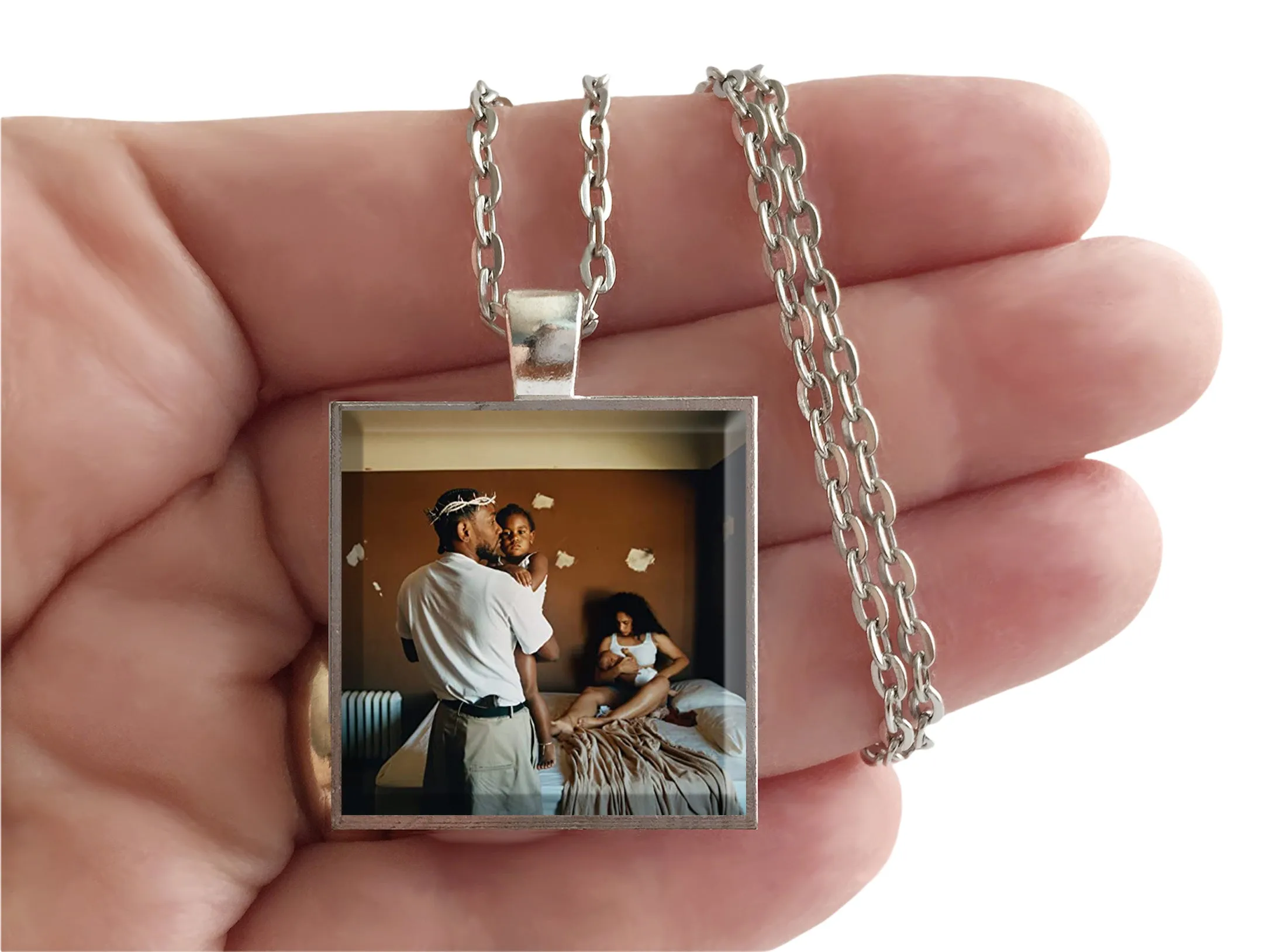 Kendrick Lamar - Mr. Morale & The Big Steppers - Album Cover Art Pendant Necklace