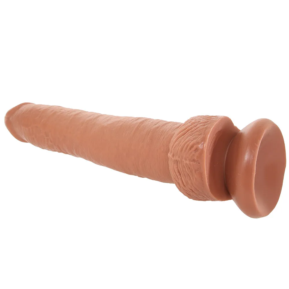 King Cock 14 Inch Cock with Balls in Tan