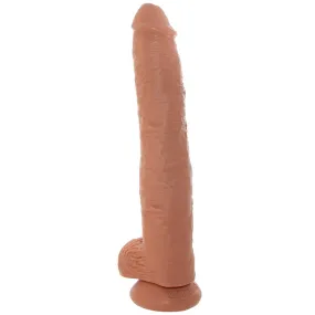 King Cock 14 Inch Cock with Balls in Tan