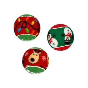 KONG Christmas Squeaker Ball Medium Assorted Dog Toy***