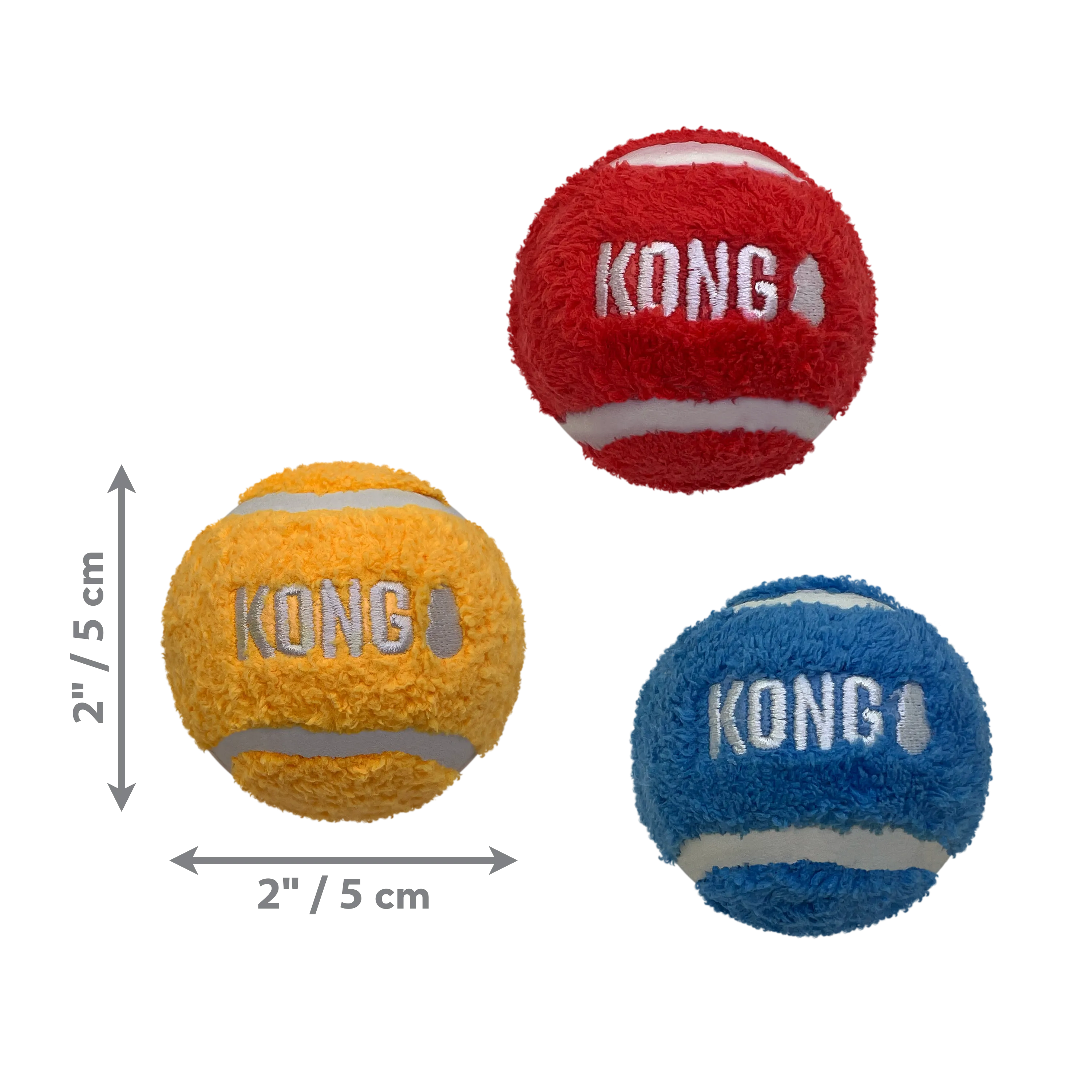 KONG Sport Softies Ball Assorted Dog Toy