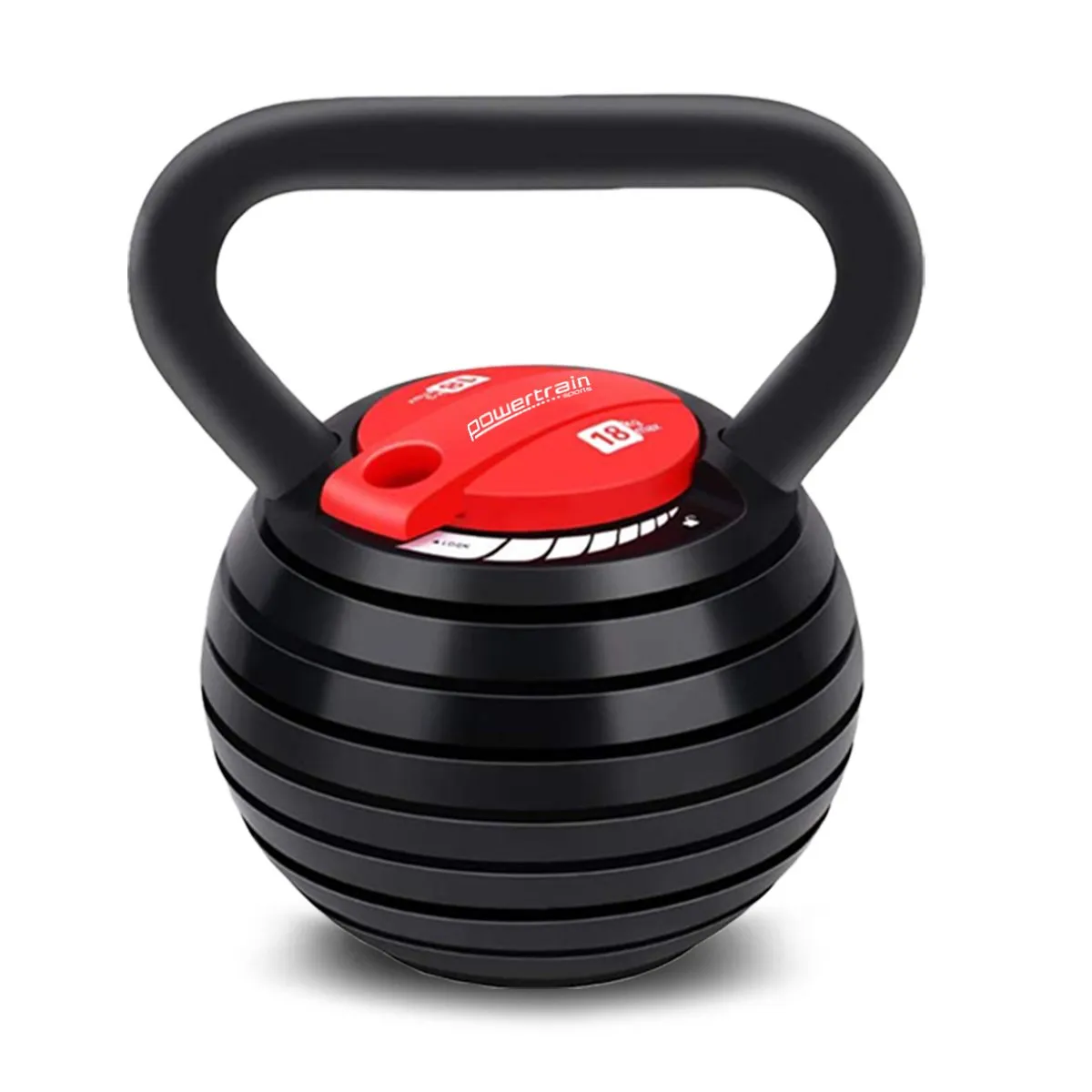 Powertrain Adjustable Kettlebell Weights Dumbbell - 18kg