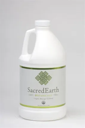 Sacred Earth Organic Massage Oil Blend 1/2 Gallon