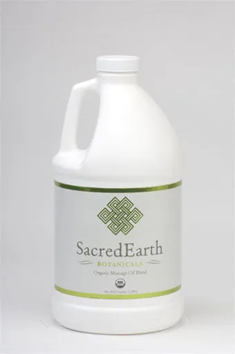 Sacred Earth Organic Massage Oil Blend 1/2 Gallon