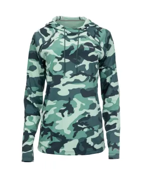 Simms Women's Solarflex Hoody Print/Woodland Camo Avalon