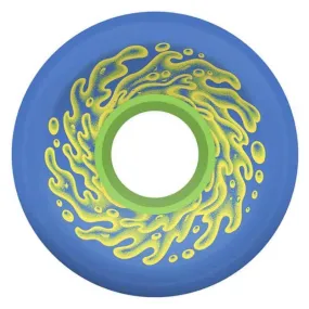 Slime Balls OG Slime Blue Green 78a Skateboard Wheels 66mm