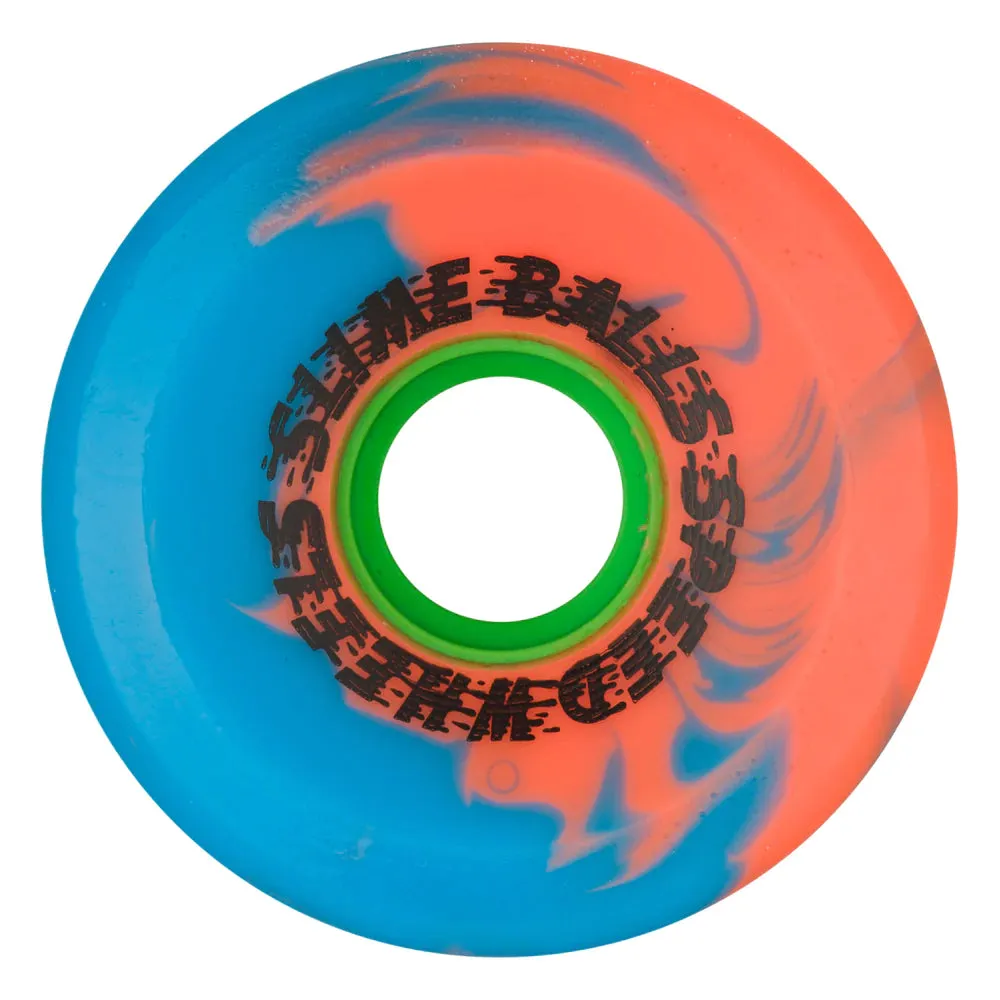 Slime Balls - OG Slime Pink & Blue Swirl 78a Wheels (66mm)