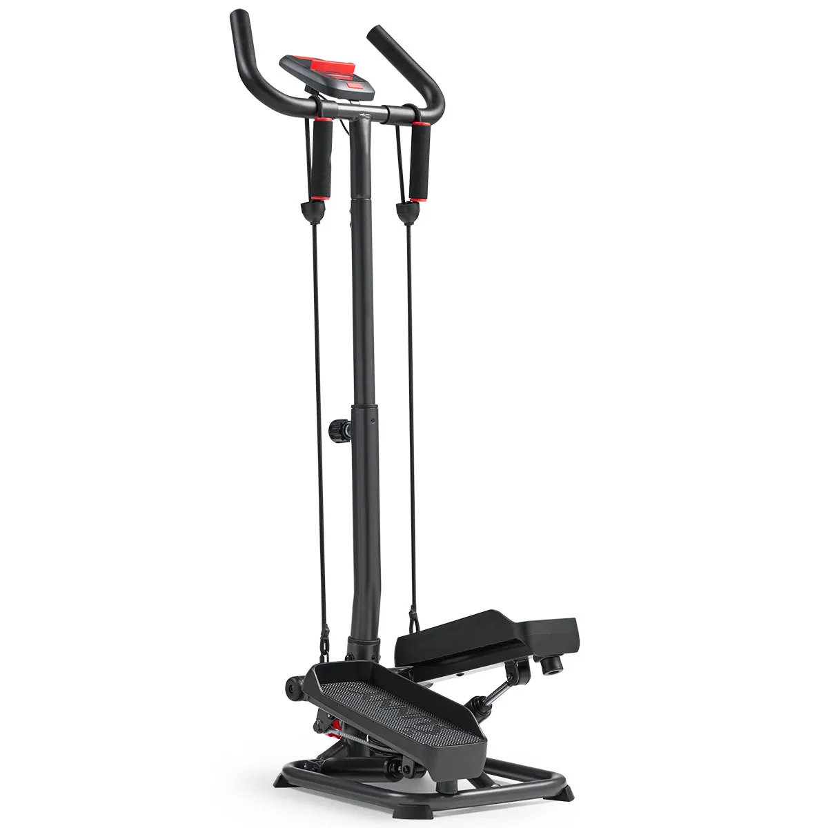 Smart Advanced Stair Exercise Stepper with Handlebar and Resistance Bands