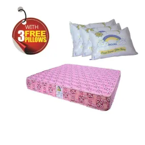 Super Flora-757212 Mouka Mattress- L 6ft x W 6ft x H 12"(Lagos Only)