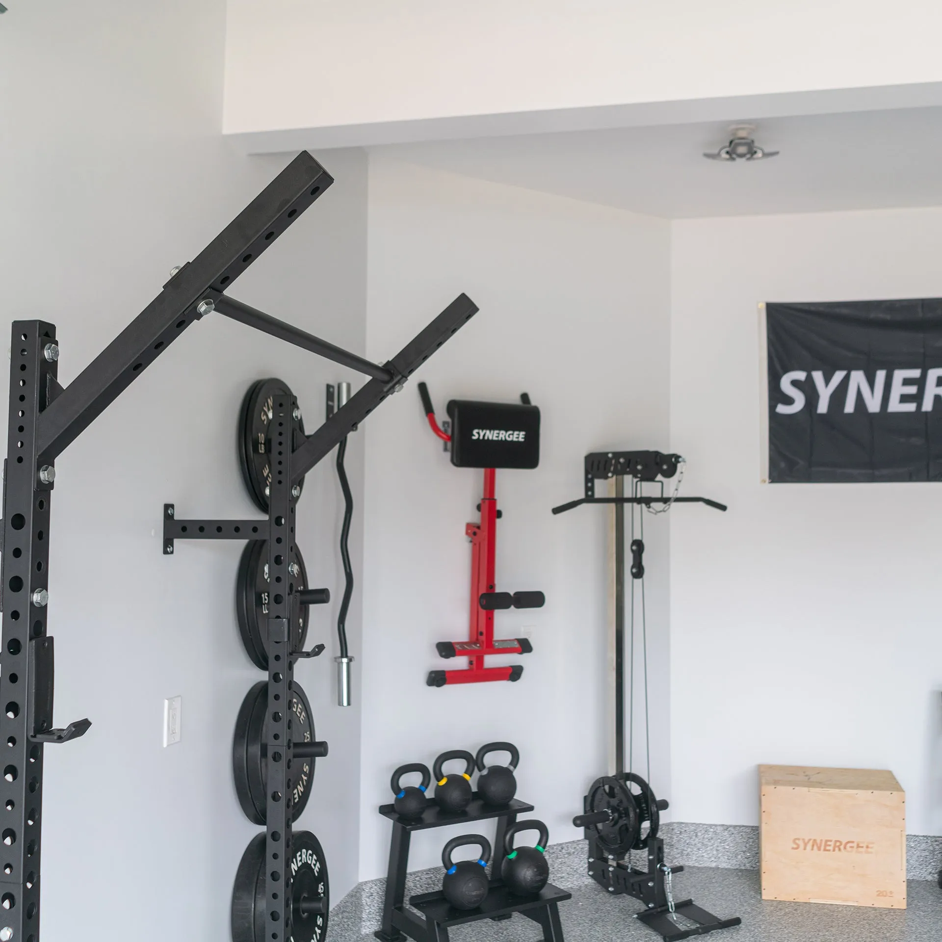 Synergee 2200 Series Wall Mounted Squat Rack