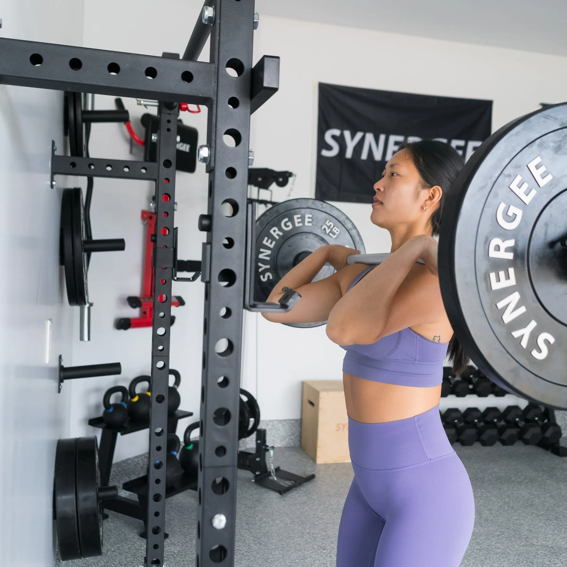 Synergee 2200 Series Wall Mounted Squat Rack