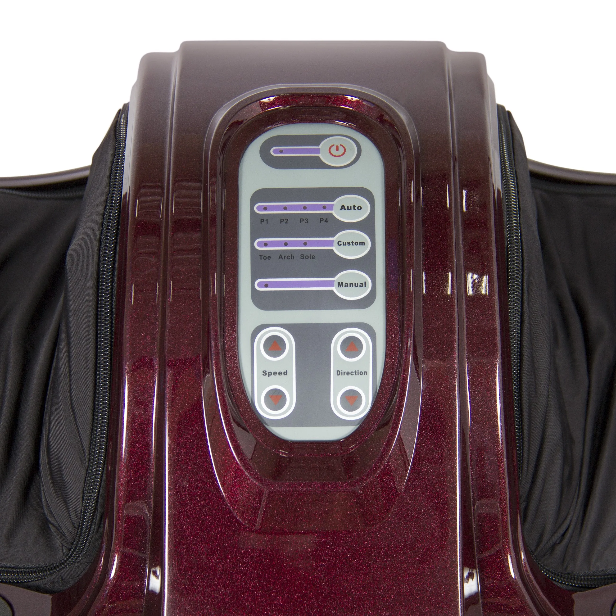 Therapeutic Foot Massager w/ High Intensity Rollers, Remote, 3 Modes