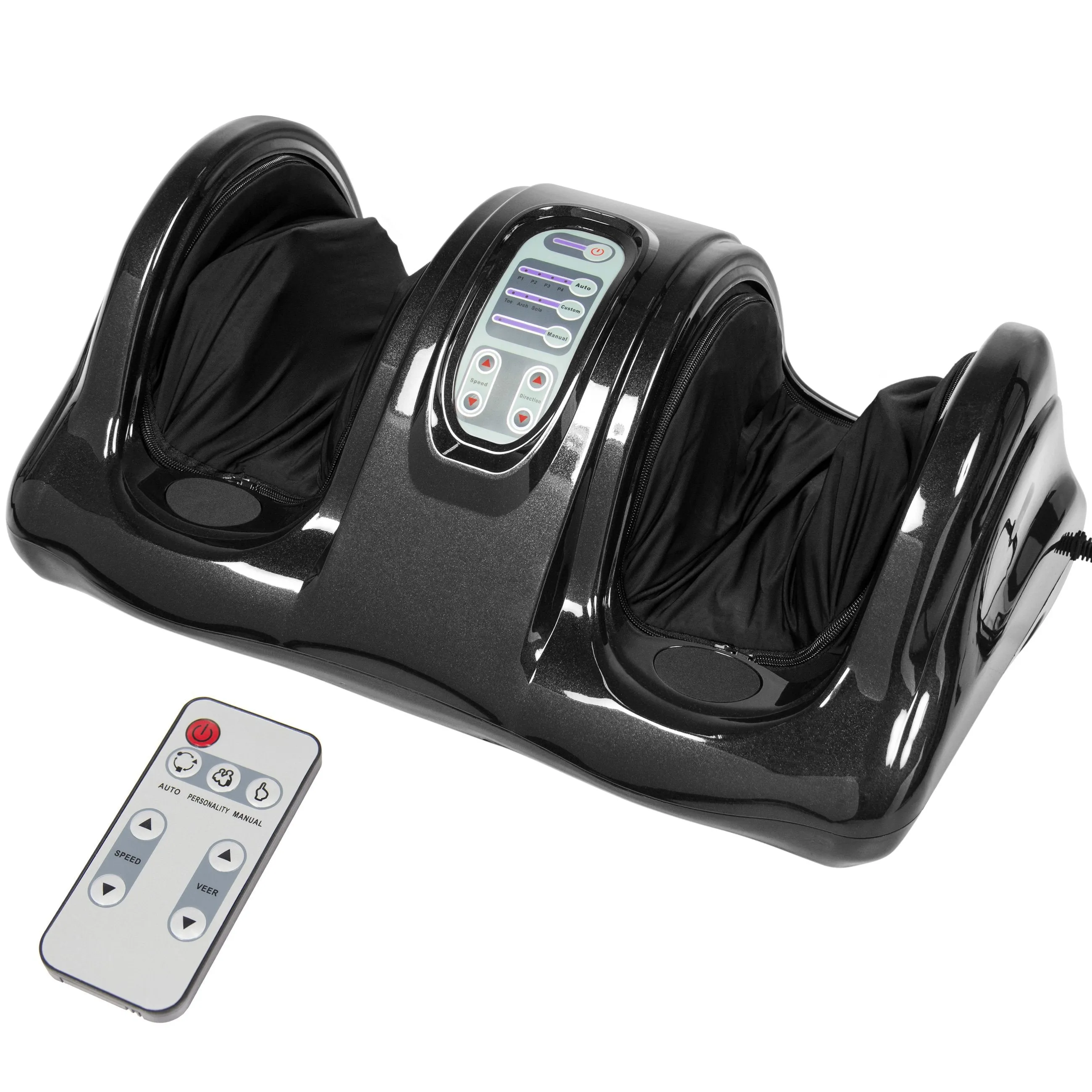 Therapeutic Foot Massager w/ High Intensity Rollers, Remote, 3 Modes