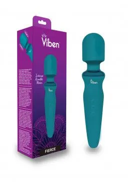 Wholesale Fierce - Ocean - Intense Wand Massager Dildo Vibrator Variable Vibe Patterns Viben Clit Massage